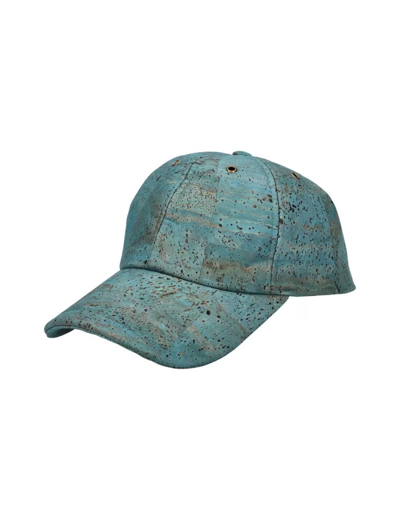 casquette liège turquoise