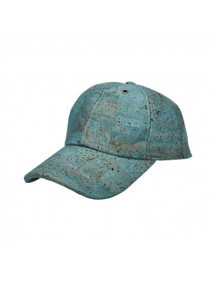 casquette liège turquoise