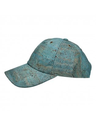 casquette liège turquoise