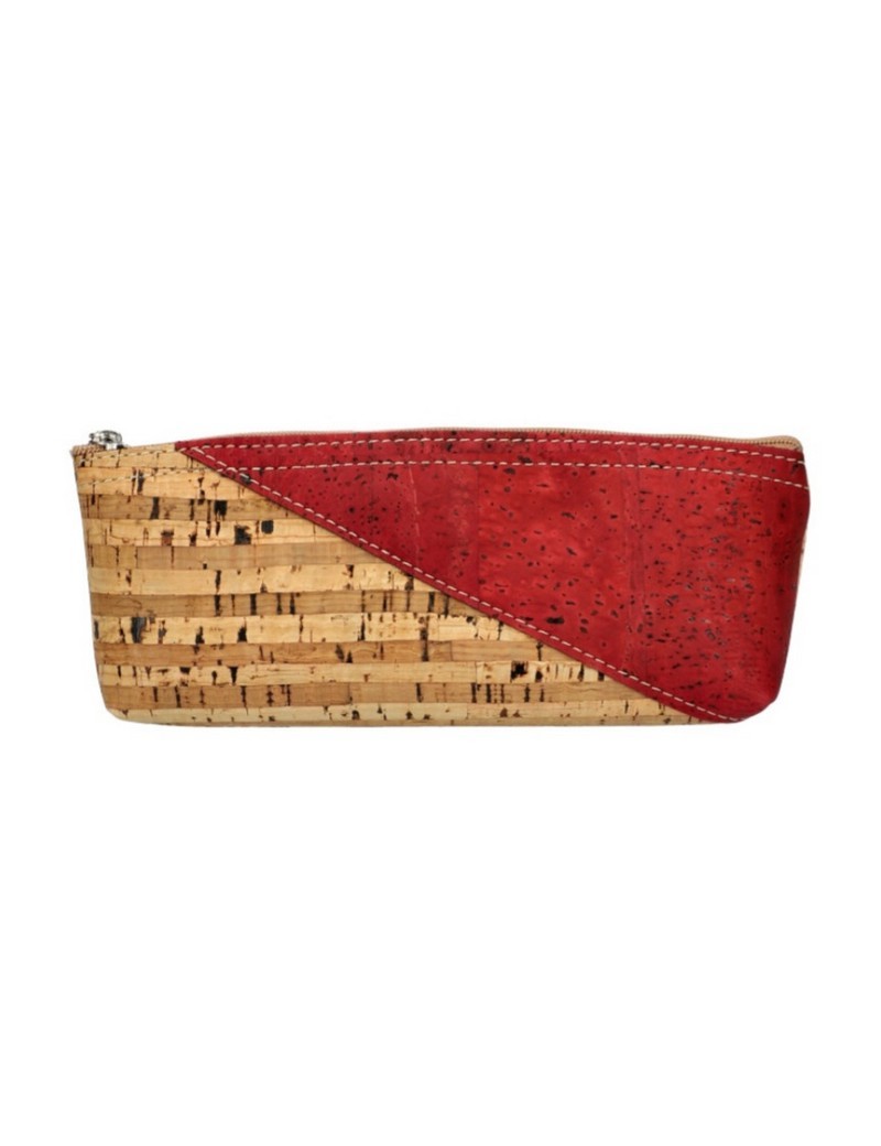 Trousse naturelle bordeaux